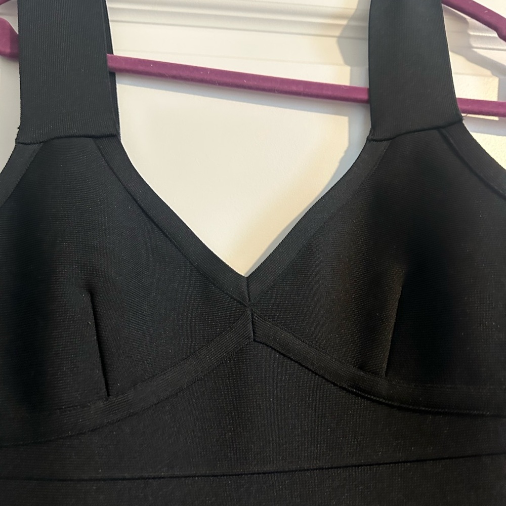 Bebe Black Strappy Mini Dress - Picture 2 of 5